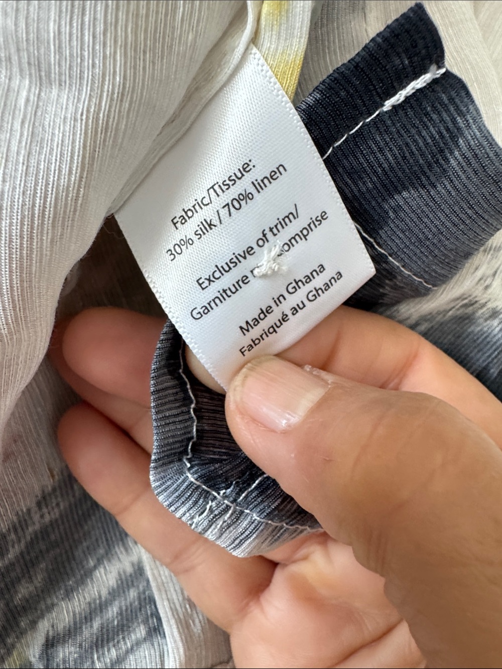 Osei Duro : Lightweight silk top medium - Picture 2 of 4